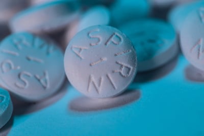 Daily high-dose aspirin taken for at least 2 years reduces the risk of colorectal cancer but not other cancers in people with Lynch syndrome