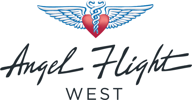 Logo for Angel Flight West